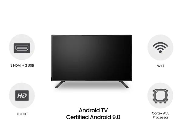Smart LED TV and Fridge Combo